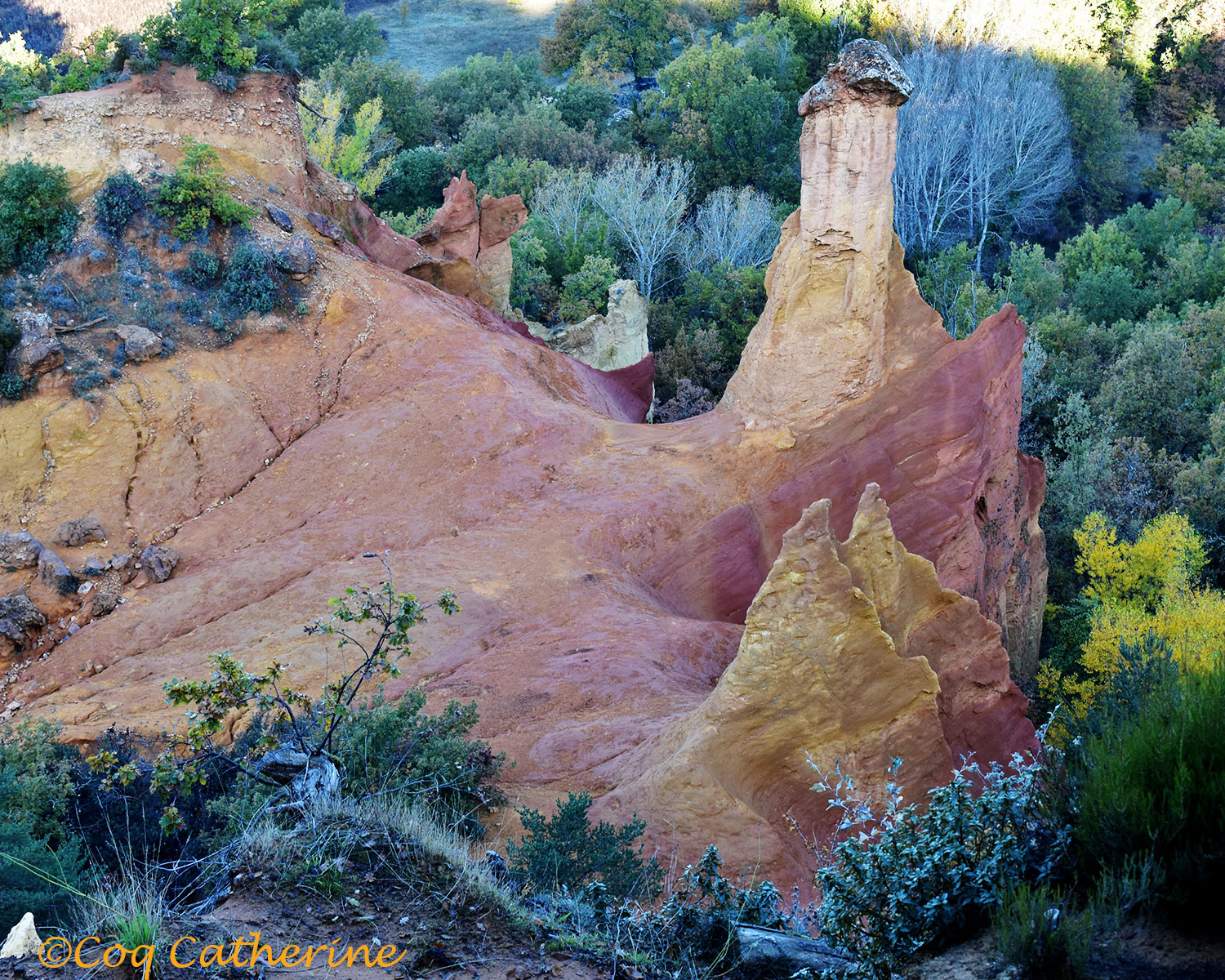 les cheminées de fée du Colorado Provençal