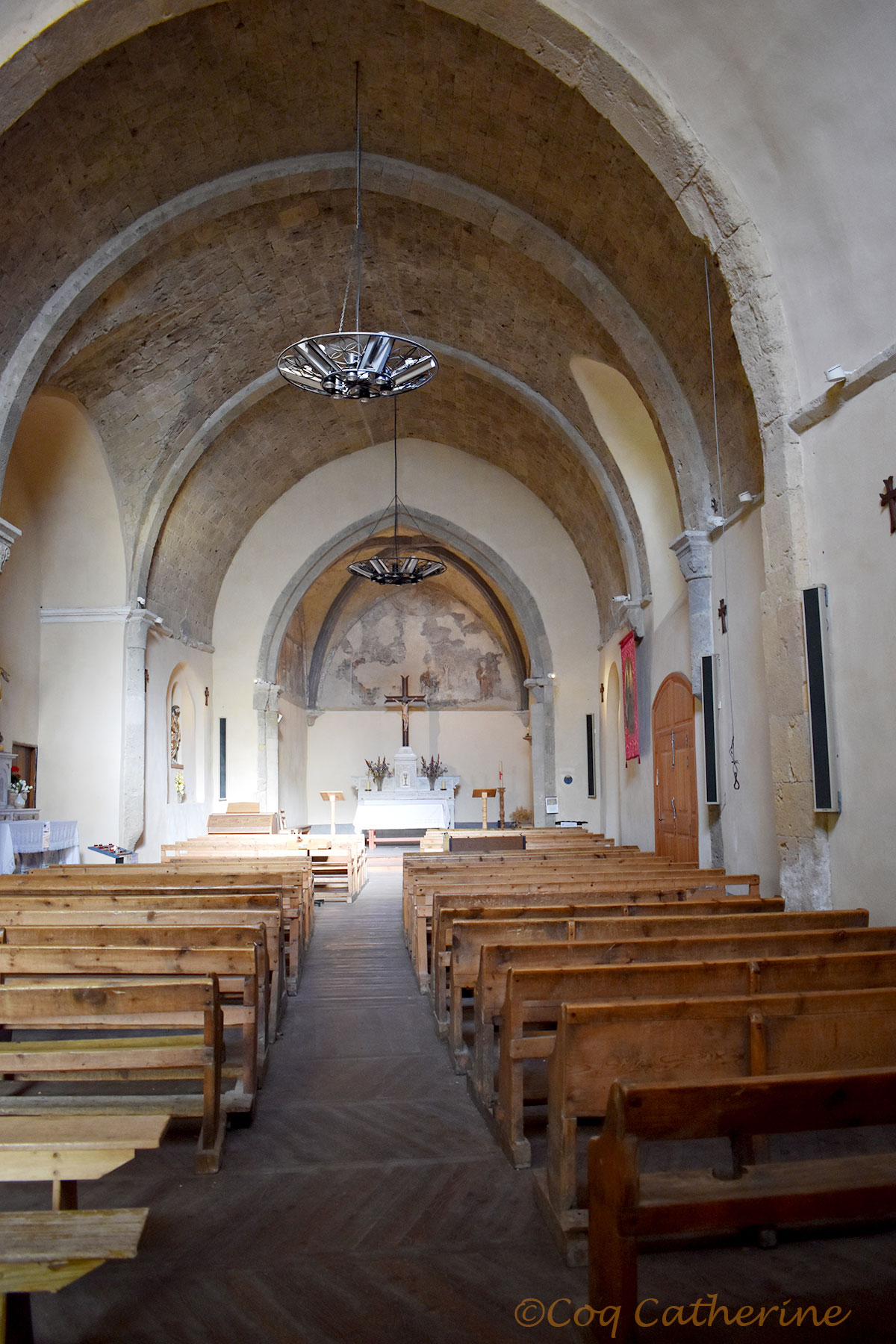 interieur de l'Eglise de Ceillac
